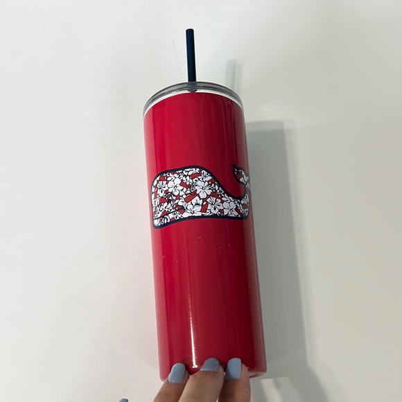 Vineyard Vines Dining Vineyard Vines Metal Tumbler With Straw